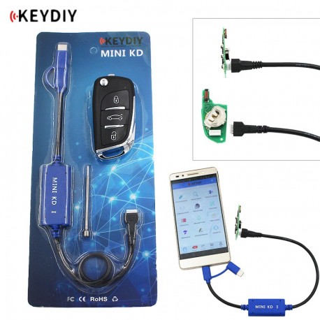 KEYDIY Mini KD Key Generator telecomandi  nel supporto del telefono Android crea più di 1000 telecomandi automatici simili KD900